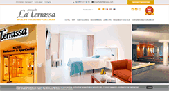 Desktop Screenshot of hotellaterrassa.com